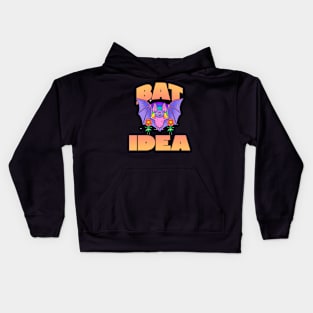 Bat Idea Bat Kids Hoodie